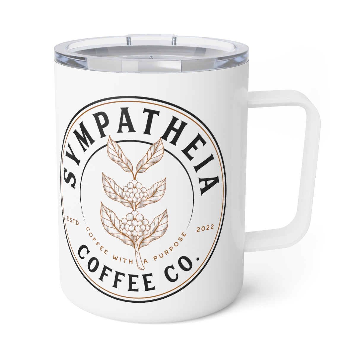 Insulated Coffee Mug, 10oz