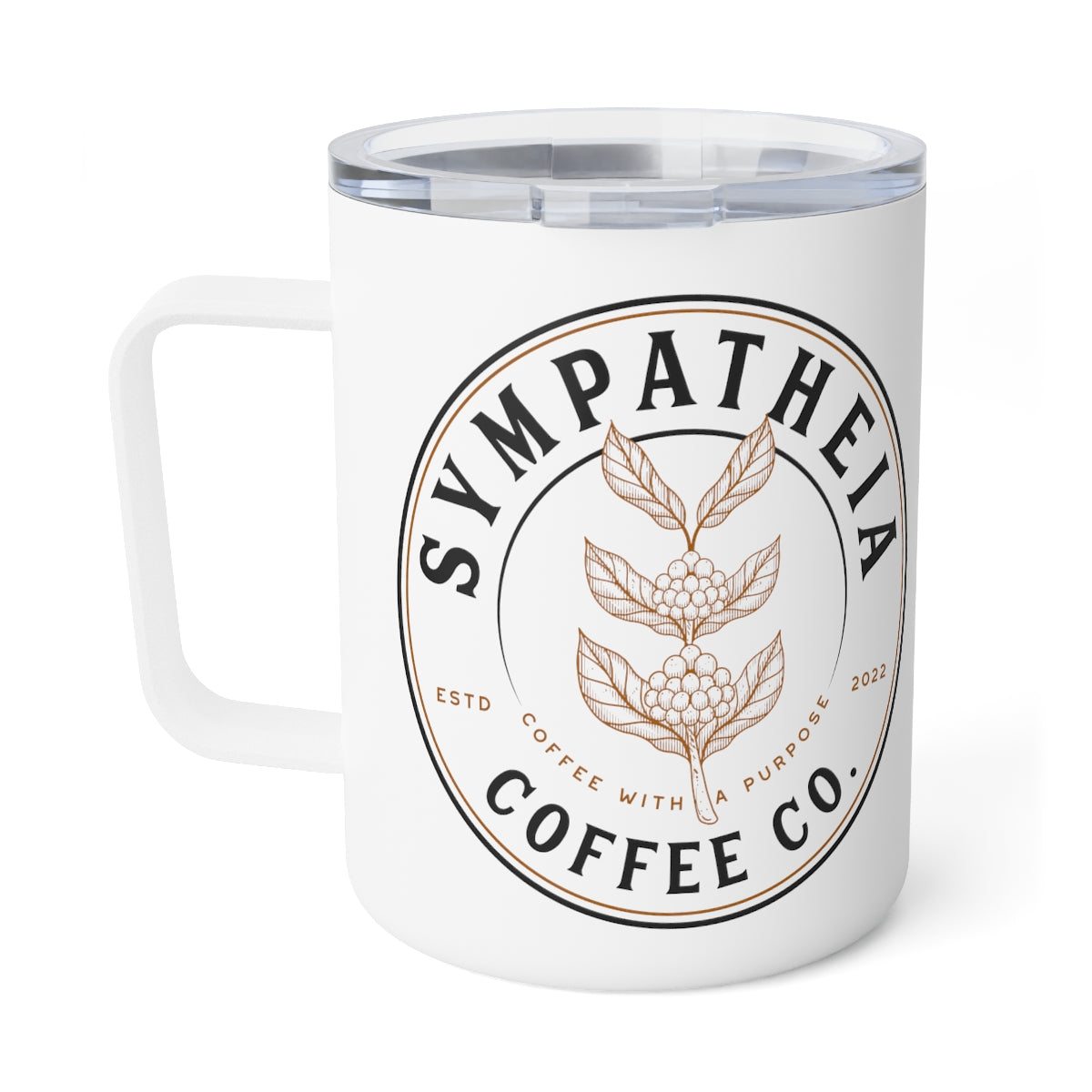 Insulated Coffee Mug, 10oz